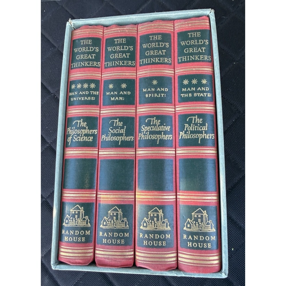 The World's Great Thinkers 4 Vol Set Random House 1947 Vintage